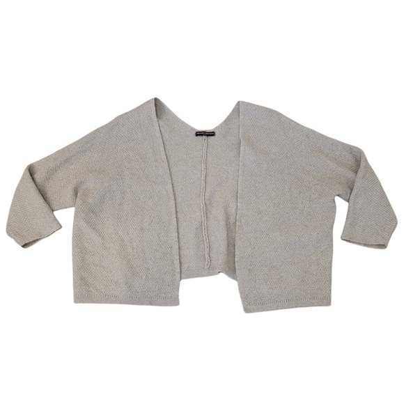 Brandy Melville cropped open cardigan beige small medium - Picture 13 of 14